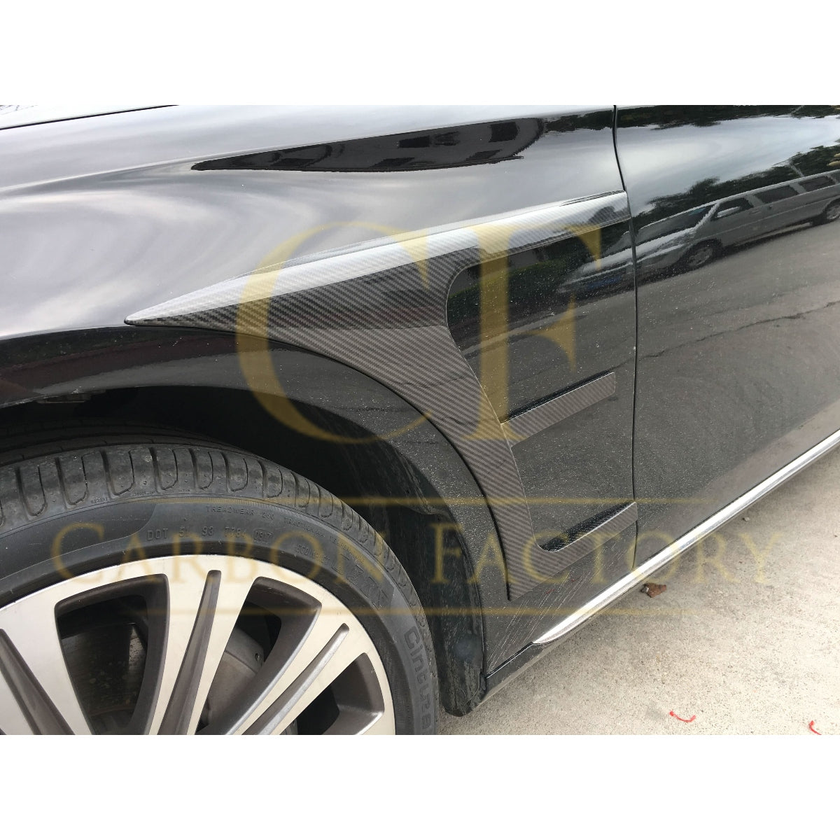 Carbon Fibre Front Side Trims for Mercedes W213 E Class Saloon 16-20