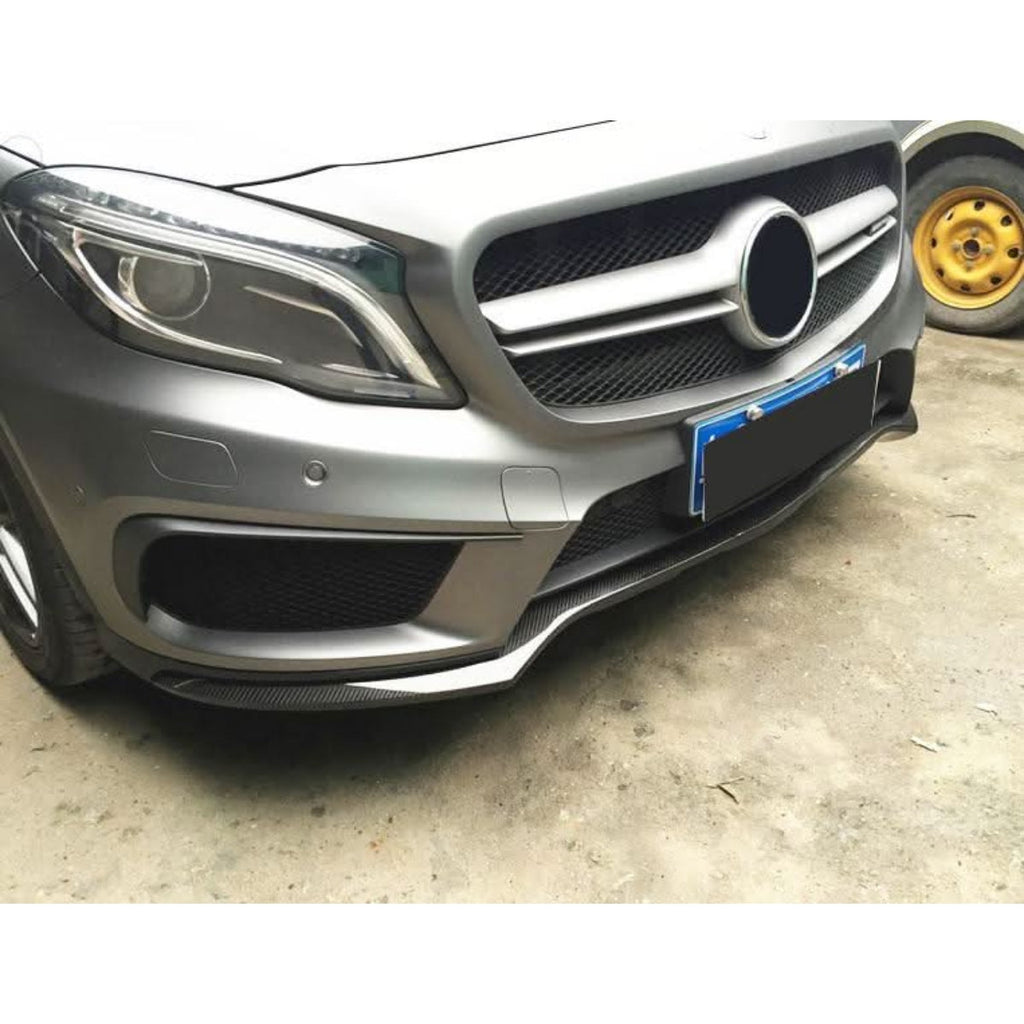 A Style Carbon Fibre Front Splitter for Mercedes Benz X156 GLA 13-16