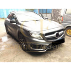 A Style Carbon Fibre Front Splitter for Mercedes Benz X156 GLA 13-16