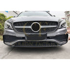 A Style Carbon Fibre Front Splitter for Mercedes Benz W117 CLA 16-19