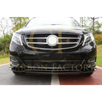 A Style Carbon Fibre Front Splitter for Mercedes Benz W447 Vito 16-18