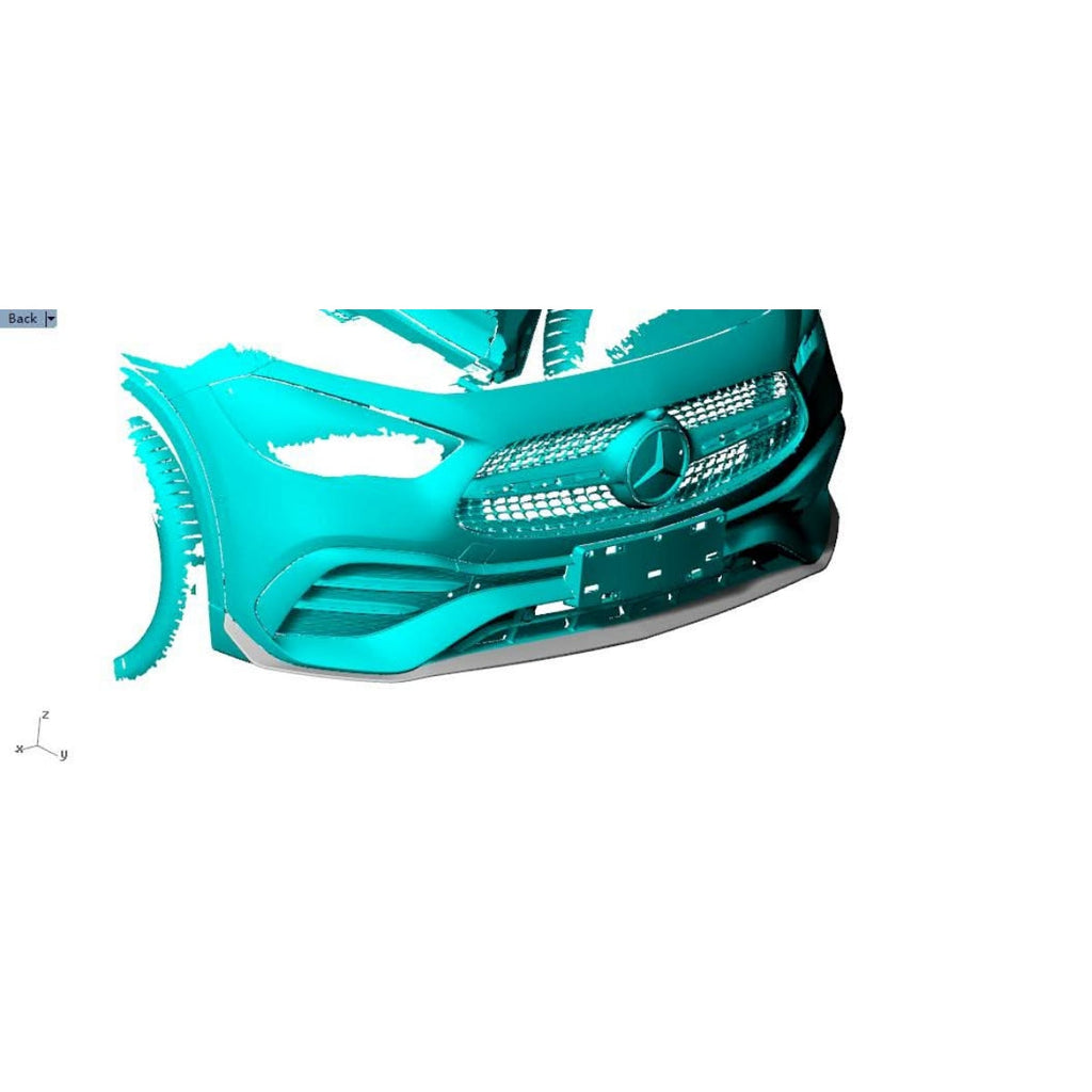 A Style Carbon Fibre Front Splitter for Mercedes Benz H247 GLA 20-Present