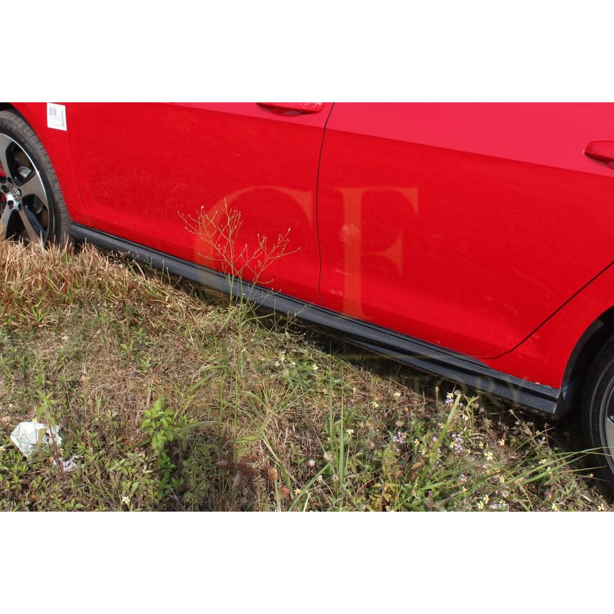 OT Style Carbon Fibre Side Skirts for VW Golf MK7 GTI 14-17