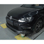 OZ Style Carbon Fibre Front Splitter for VW Golf MK7 R 14-17