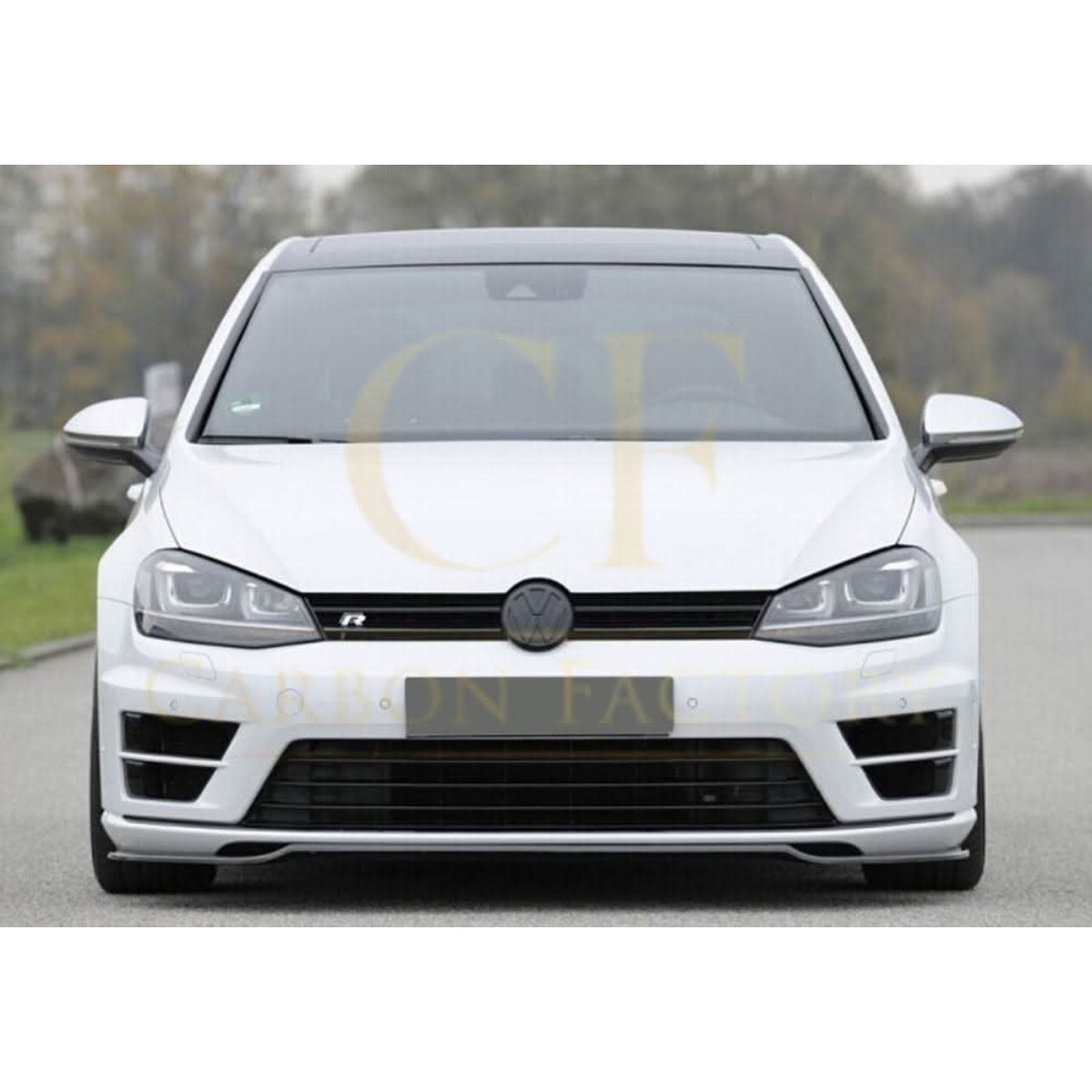 RG Style Carbon Fibre Front Splitter for VW Golf MK7 R 14-17
