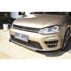 RG Style Carbon Fibre Front Splitter for VW Golf MK7 R 14-17