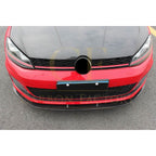 CF Style Carbon Fibre Front Splitter for VW Golf MK7 GTI 14-17