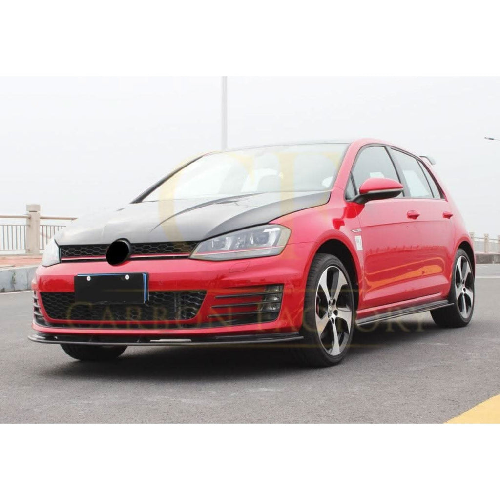 CF Style Carbon Fibre Front Splitter for VW Golf MK7 GTI 14-17
