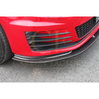CF Style Carbon Fibre Front Splitter for VW Golf MK7 GTI 14-17