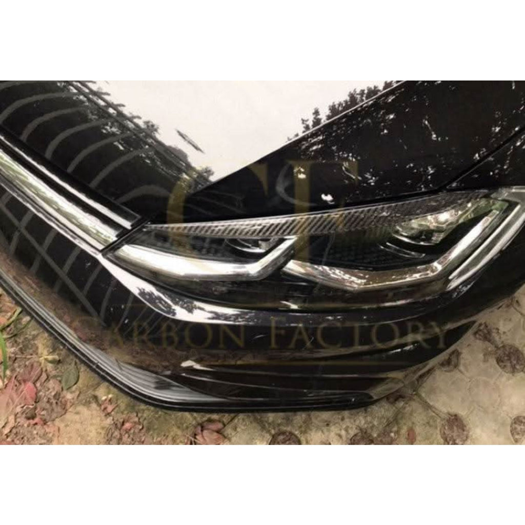 Carbon Fibre Headlight Trims for VW Golf MK7 inc GTI & R 14-17