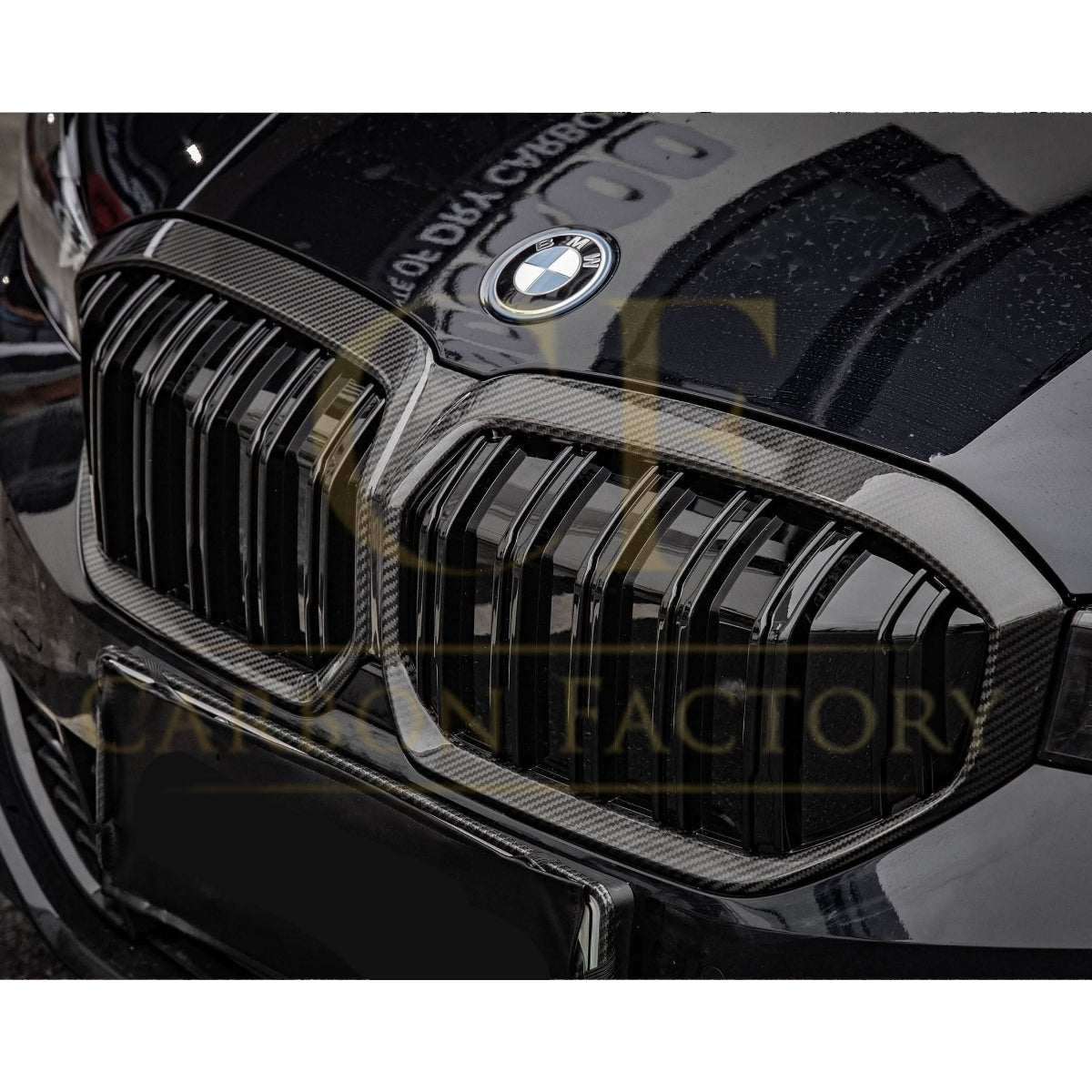Double Slat Pre-Preg Carbon Fibre Front Grille for BMW i3 23-25