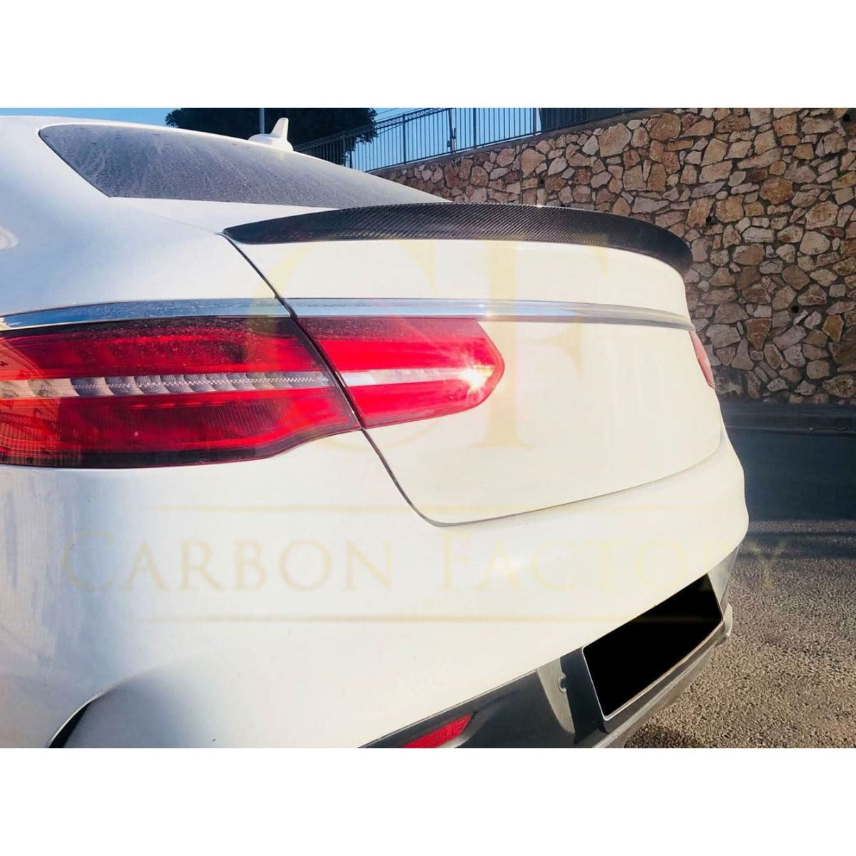 A Style Carbon Fibre Boot Spoiler for Mercedes Benz W292 GLE Coupe 16-19