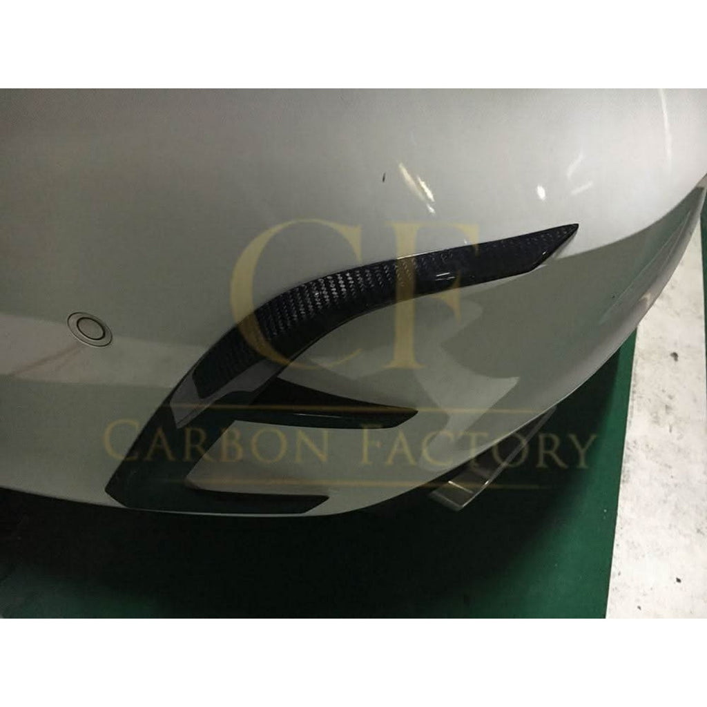 Carbon Fibre Rear Bumper Trims (4 Pieces) for Mercedes Benz W117 CLA 13-15