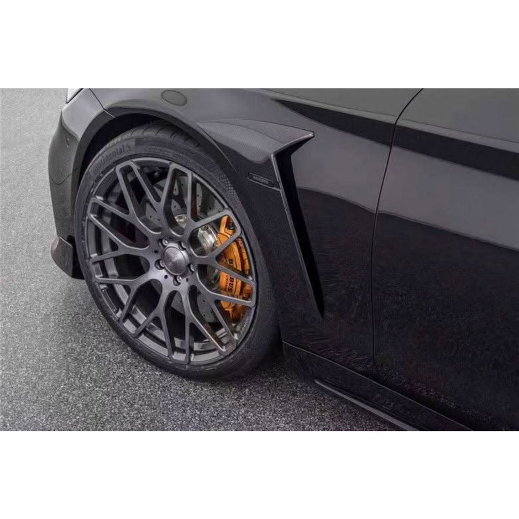 Carbon Fibre Side Fender Trims for Mercedes Benz W222 S Class Saloon 14-20