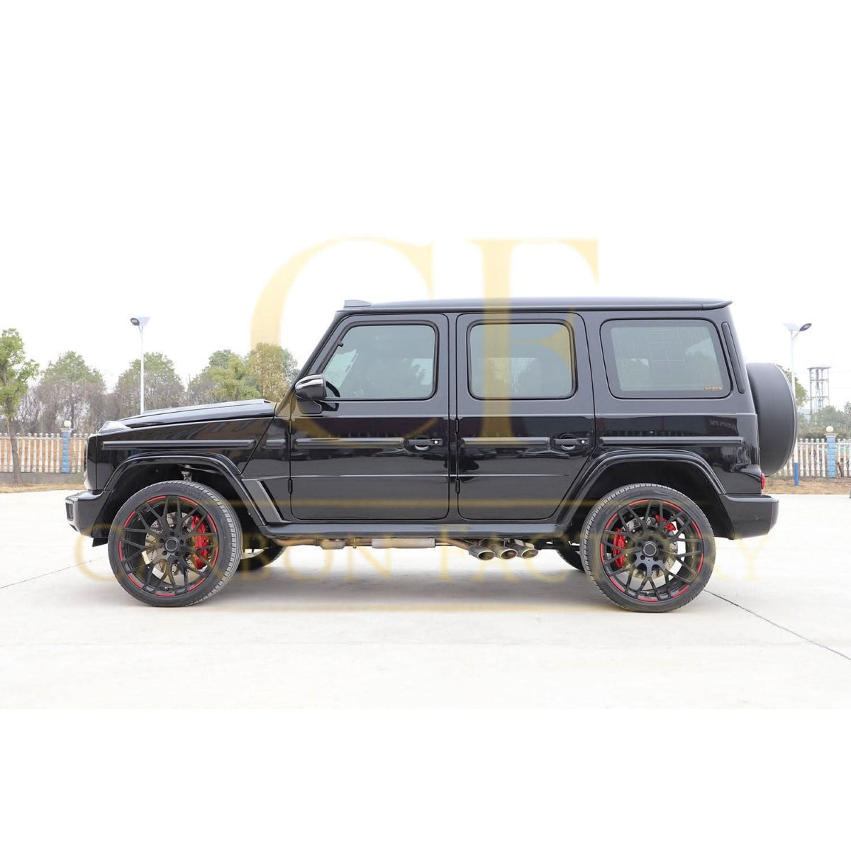 Carbon Fibre Front Fender Trims for Mercedes W464 G Class G Wagon 19-Present