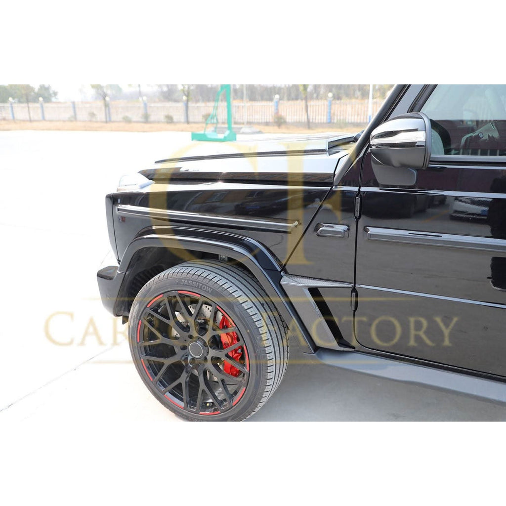 Carbon Fibre Front Fender Trims for Mercedes W464 G Class G Wagon 19-Present