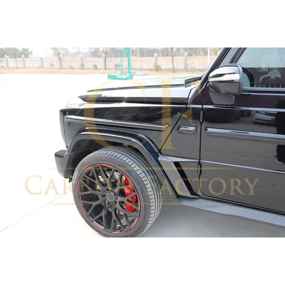 Carbon Fibre Front Fender Trims for Mercedes W464 G Class G Wagon 19-Present