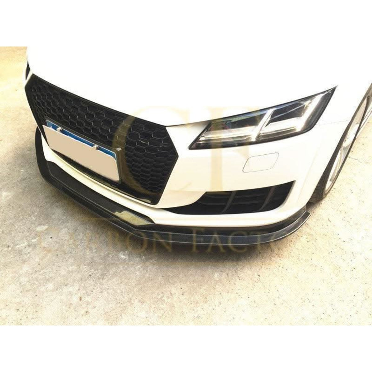 CF Style Carbon Fibre Front Splitter for Audi 8S TT MK3 15-18