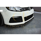 CF Style Carbon Fibre Front Splitter for VW Golf MK6 R20 08-13