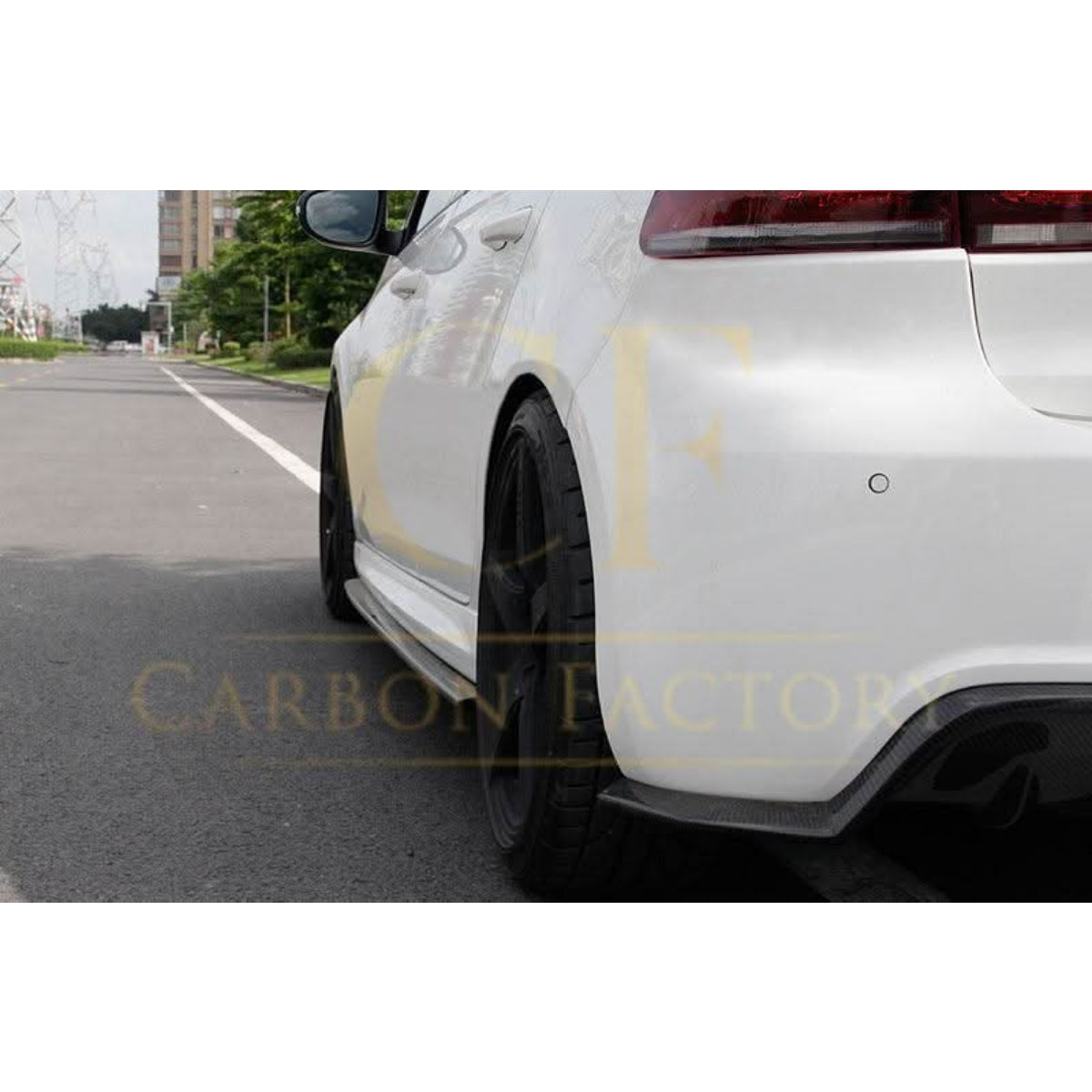 EXO Style Carbon Fibre Side Skirts for VW Golf MK6 R20 08-13