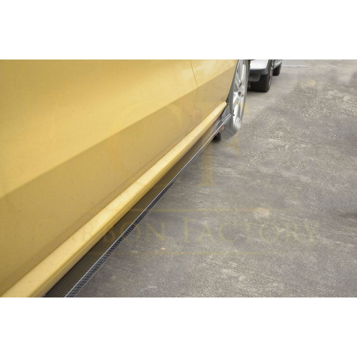 V Style Carbon Fibre Side Skirts for VW Polo MK5 Non GTI 11-16