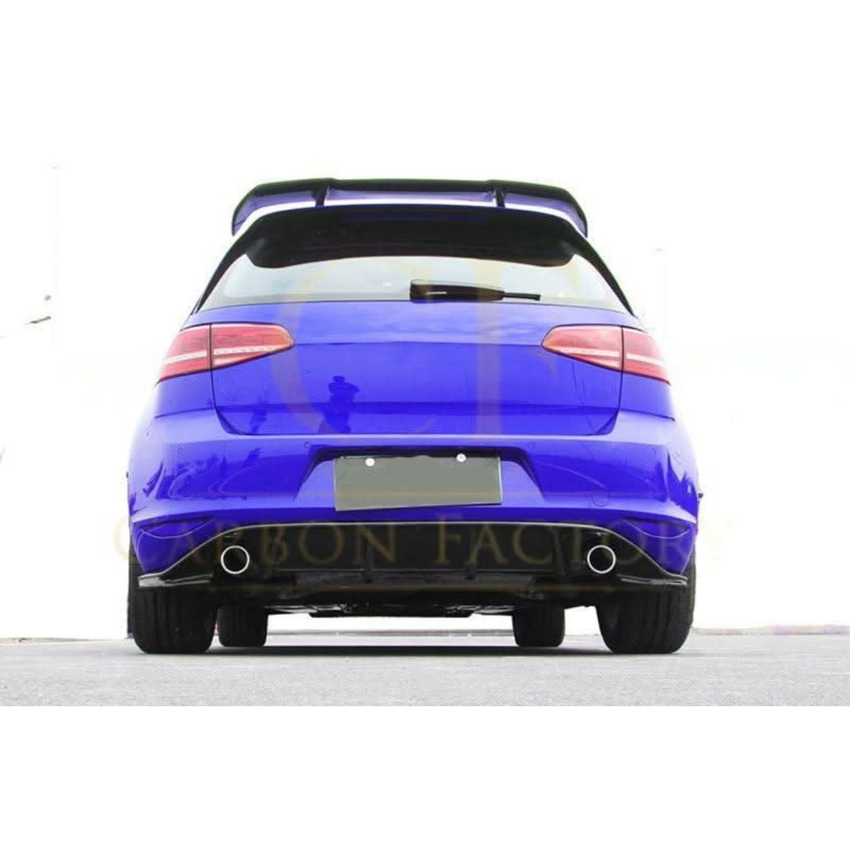 JP Style Carbon Fibre Rear Diffuser for VW Golf MK7 GTI GTD 14-17