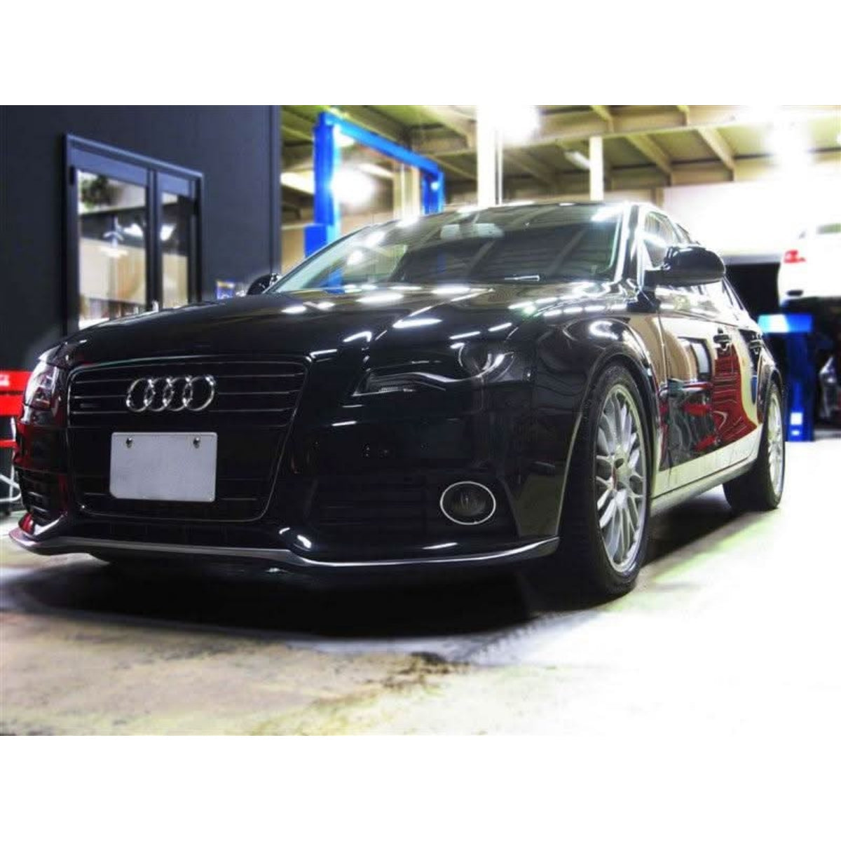 V Style Carbon Fibre Front Splitter for Audi A4 B8 S Line 08-12