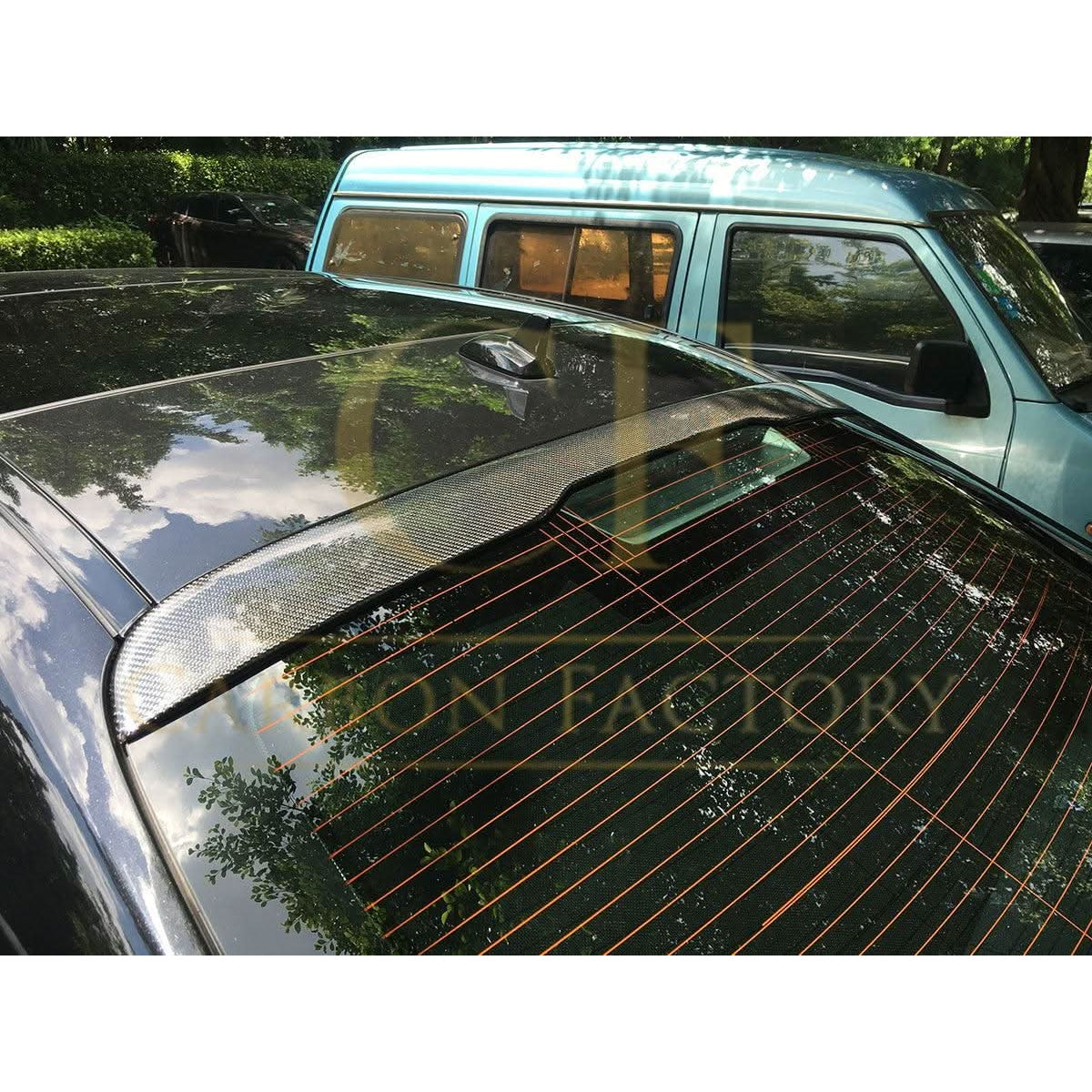 A Style Carbon Fibre Roof Spoiler for Mercedes Benz W222 S Class Saloon 14-20