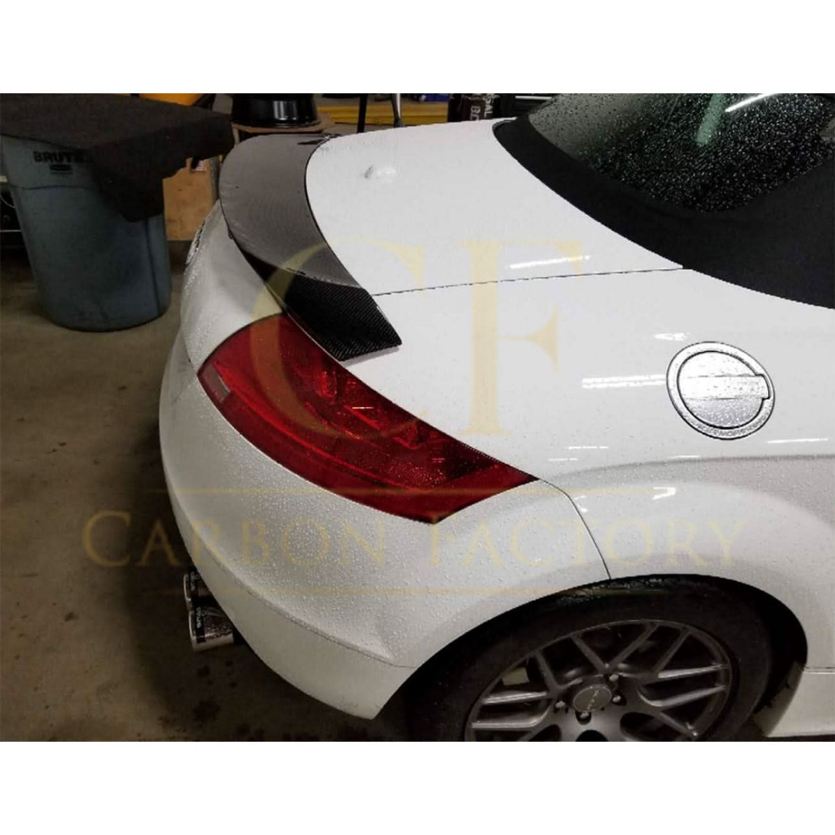 V Style Carbon Fibre Boot Spoiler for Audi 8J TT TTS MK2 07-14
