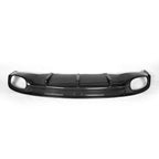 V Style Carbon Fibre Rear Diffuser for Audi 4G A7 S Line 10-14