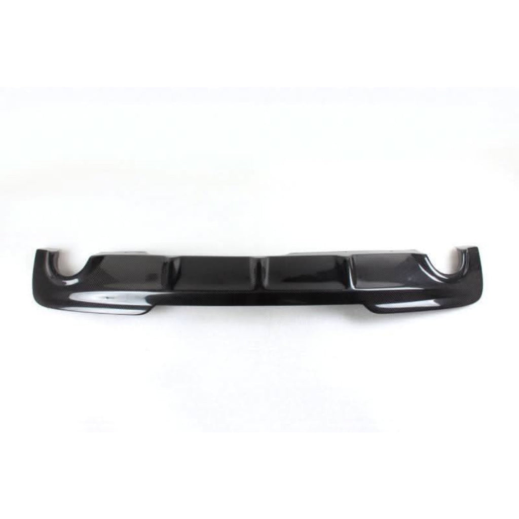 MP Style Carbon Fibre Rear Diffuser Dual Exhaust for BMW F10 5 Series 10-17