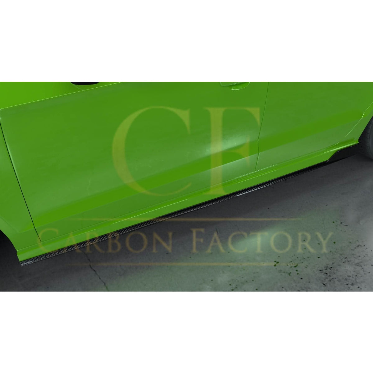 RZ Style Carbon Fibre Side Skirts for Audi 8V S3 RS3 Saloon 14-20