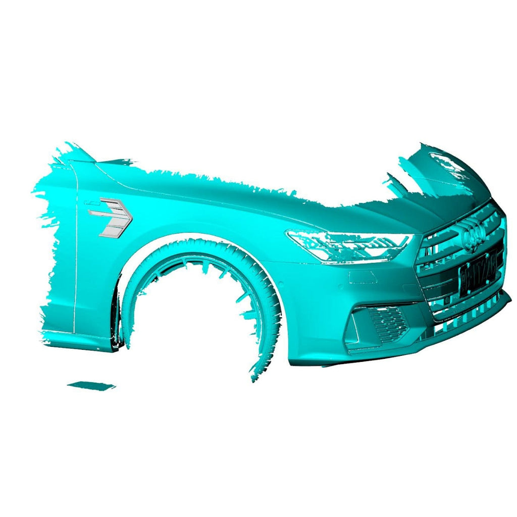 Pre-Preg Carbon Fibre Side Fender Trims for Audi 4K A7 S7 19-22