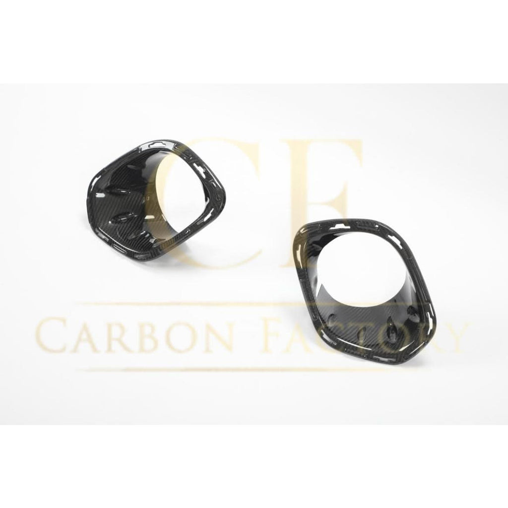 Carbon Fibre Fog Light Trims for BMW F55 F56 Mini Cooper S & JCW 14-22