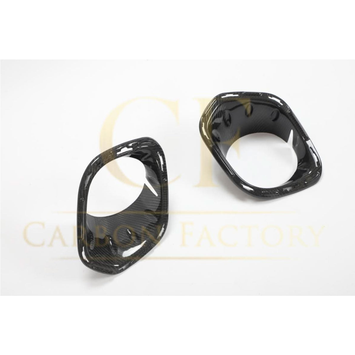 Carbon Fibre Fog Light Trims for BMW F55 F56 Mini Cooper S & JCW 14-22