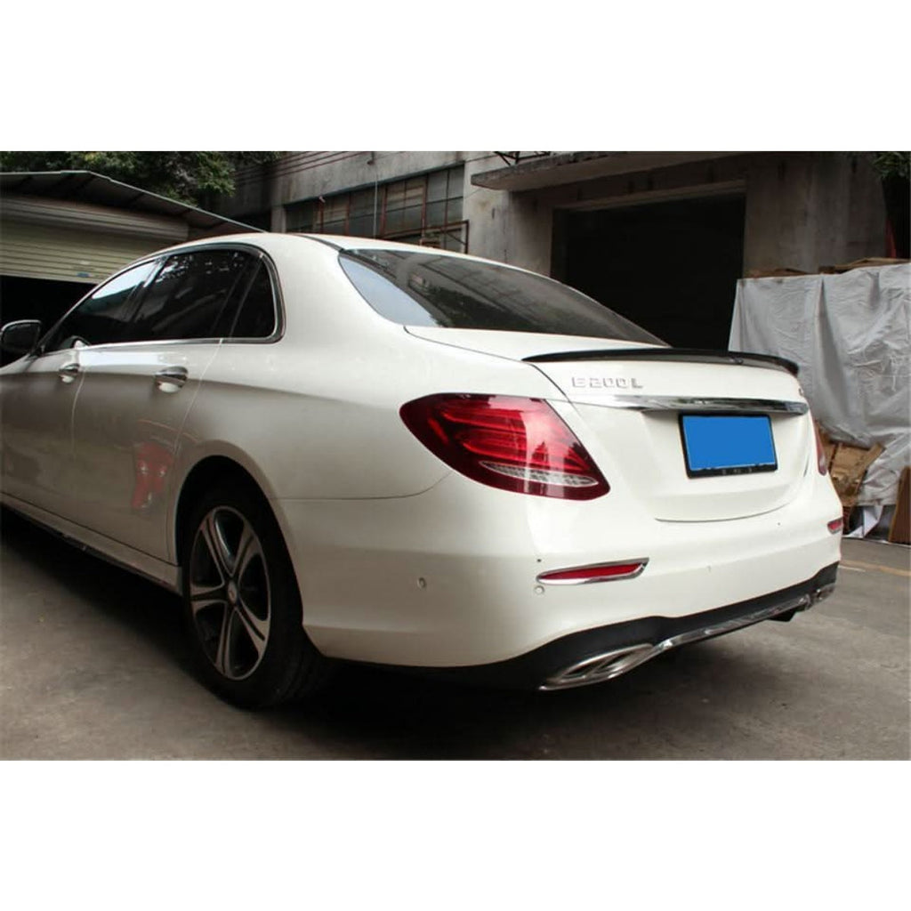 A Style Pre-Preg Carbon Fibre Boot Spoiler for Mercedes Benz W213 E Class Saloon 16-23