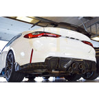 V Style Dry Carbon Fibre Rear Diffuser for BMW G80 M3 G82 G83 M4 21-Present