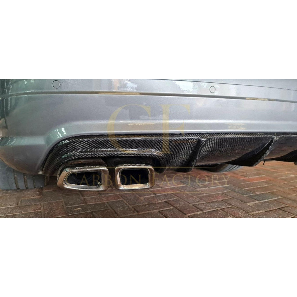 A Style Carbon Fibre Rear Diffuser for Mercedes Benz W204 C63 & C Class Pre-Facelift 07-10