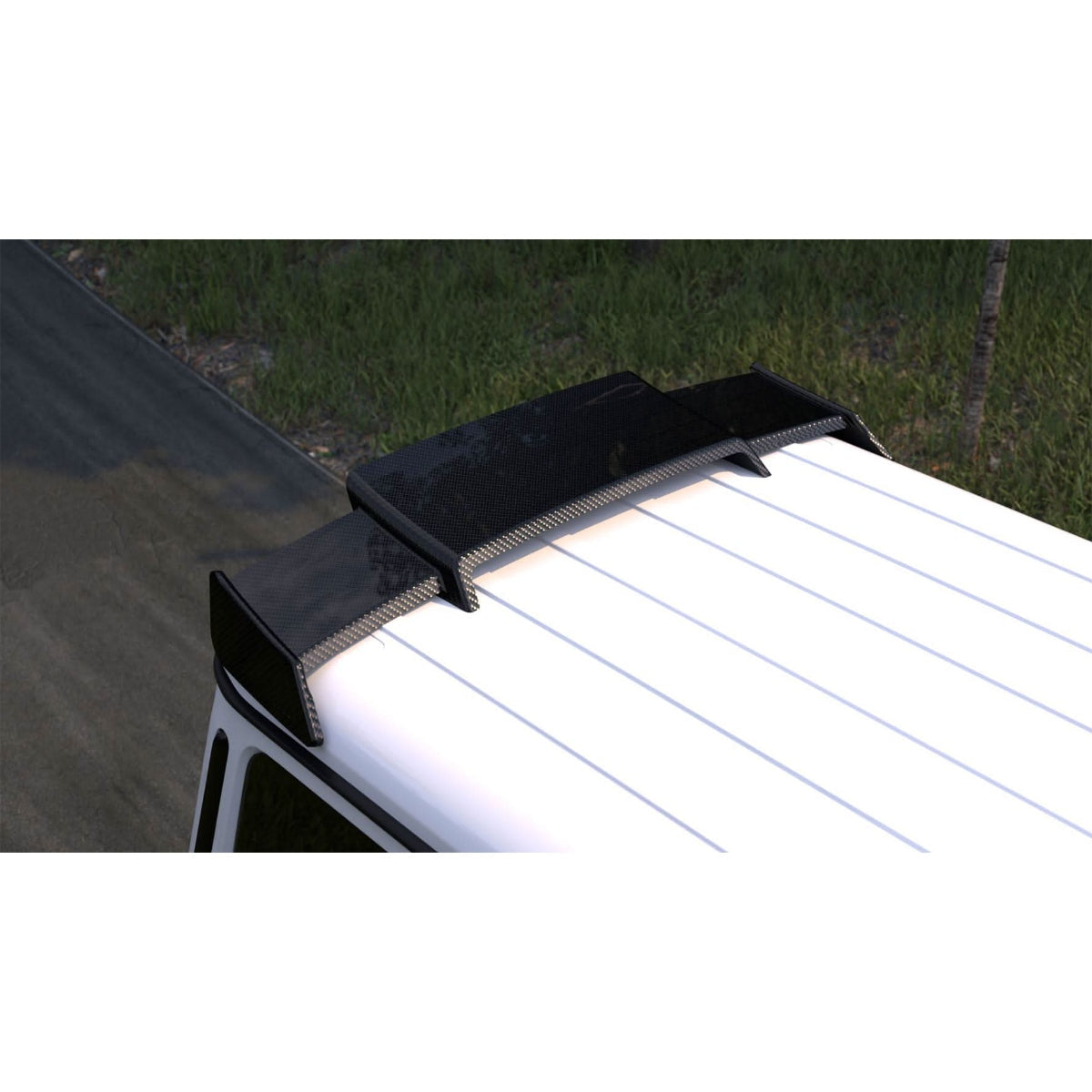 A Style Pre-Preg Carbon Fibre Roof Spoiler for Mercedes W464 G Class G Wagon 19-Present
