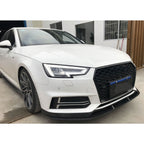 C Style Carbon Fibre Front Splitter for Audi A4 B9 S Line & S4 15-19