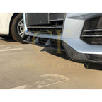 V Style Carbon Fibre Front Splitter for Audi A4 B9 S Line & S4 15-19