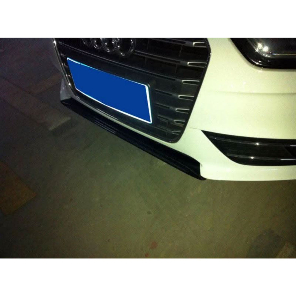 P Style Carbon Fibre Front Splitter for Audi A4 B8.5 Non S Line 13-15