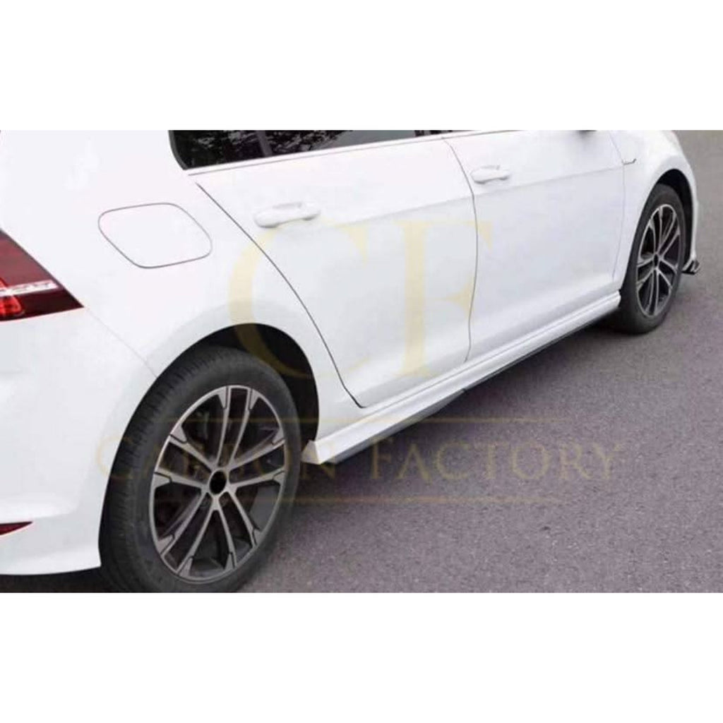 Carbon Fibre Side Skirts Trims for VW Golf MK7 MK7.5 inc GTI & R 14-20