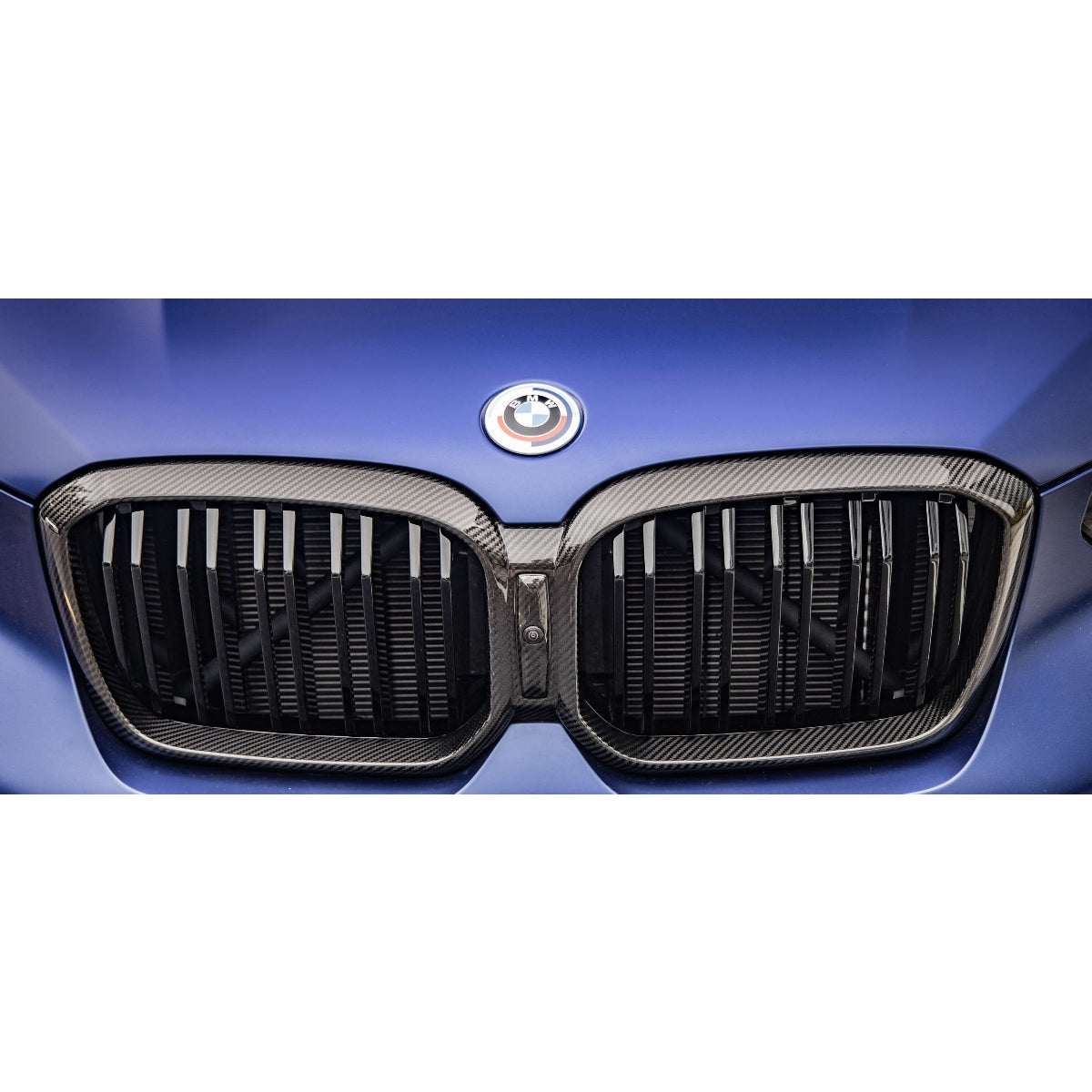 Double Slat Pre-Preg Carbon Fibre Front Grille for BMW F97 X3M F98 X4M LCI 22-26