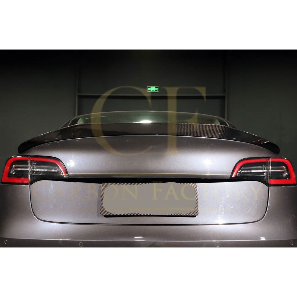 R Style Carbon Fibre Boot Spoiler for Tesla Model 3 16-23