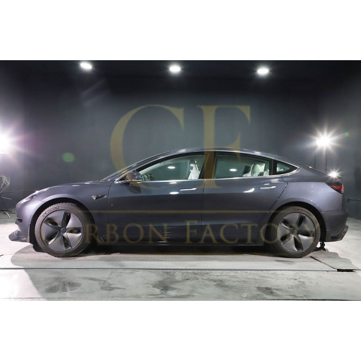 OEM Style Carbon Fibre Side Skirts for Tesla Model 3 16-23