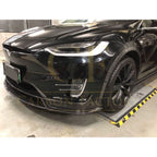 V Style Carbon Fibre Front Splitter for Tesla Model X 16-Present
