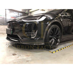 V Style Carbon Fibre Front Splitter for Tesla Model X 16-Present