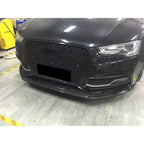 V Style Carbon Fibre Front Splitter for Audi B8.5 S5 A5 S Line 11-16