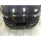 V Style Carbon Fibre Front Splitter for Audi B8.5 S5 A5 S Line 11-16
